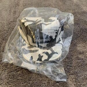 Supreme Snow Camo Box Logo Cap